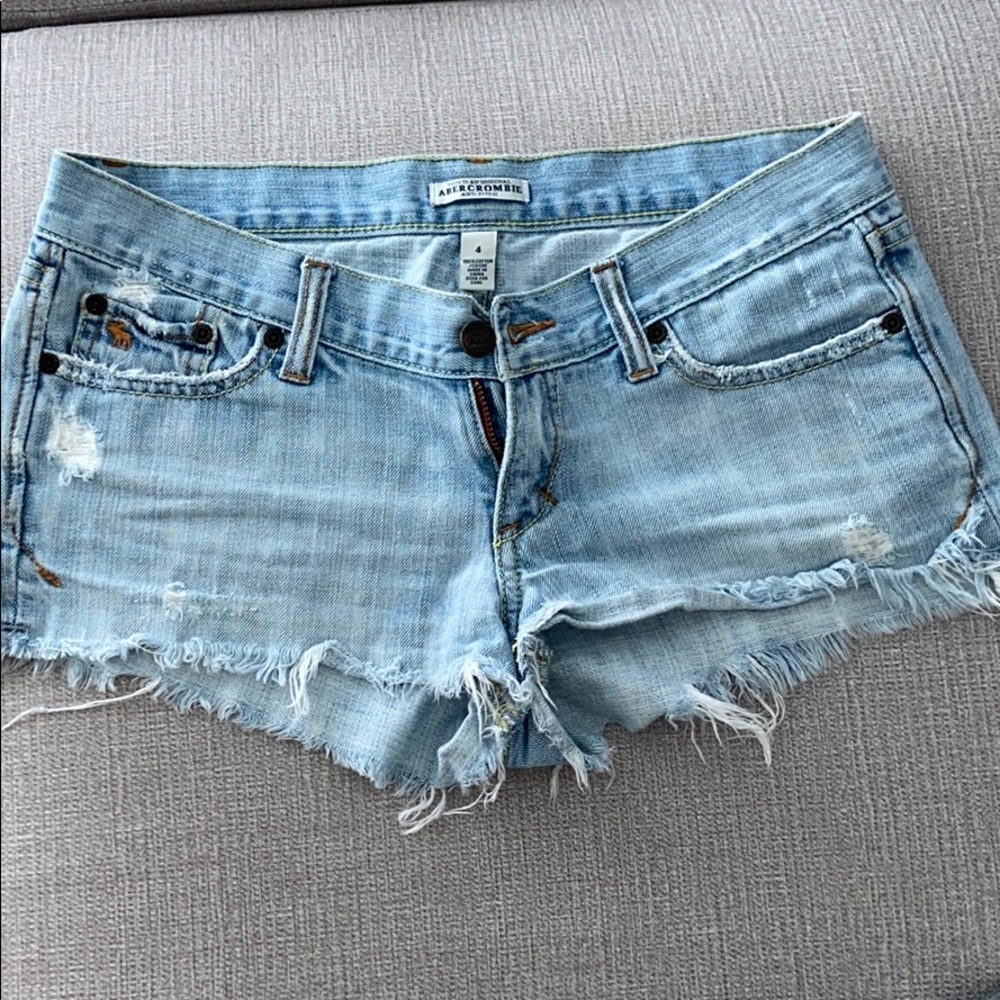 Abercrombie distressed shorts
